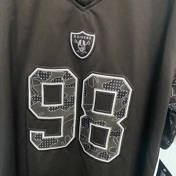 NfL Max Crosby Black Men's Jersey